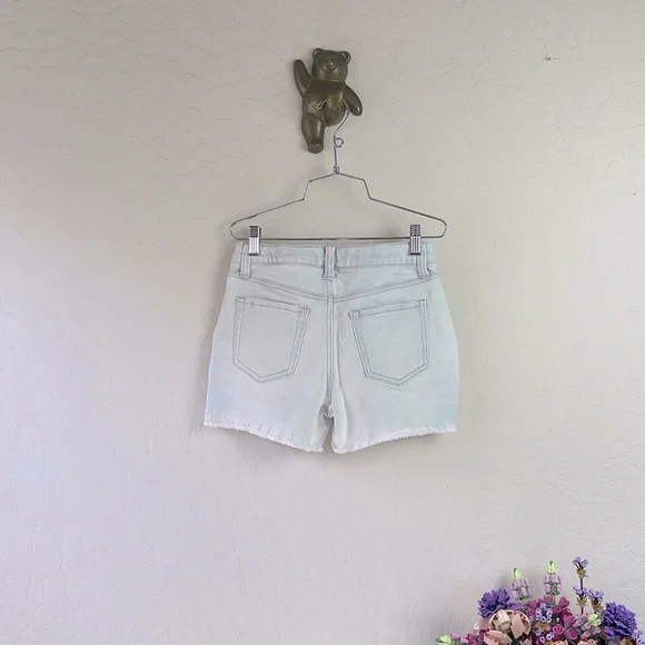 5 for $25 🌈 Art Class girls denim shoe size L light blue wash washed mid rise - Picture 2 of 5